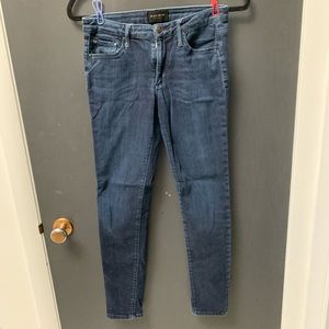 Black Orchid Jude Mid-Rise Super Skinny Dark Wash Jeans Size 26